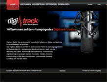 Tablet Screenshot of digitrack-studio.de